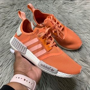 Orange Adidas NMD R1 Women’s Size 10